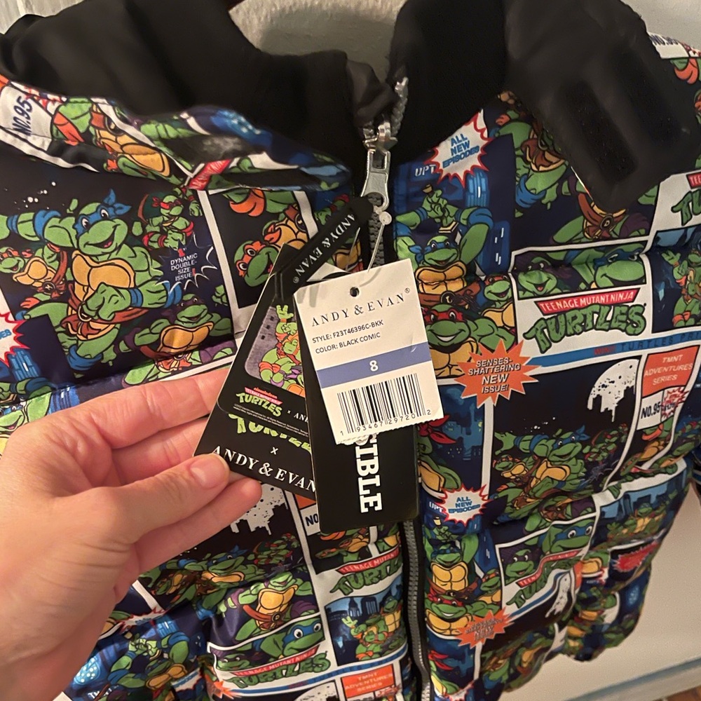 Ninja Turtle Graphic Style Jacket (Reversible)